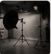 Studio photoshoot setup