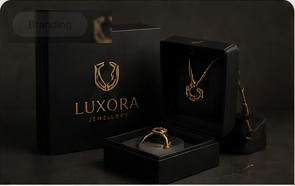 Luxora jewellery brand identity