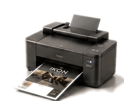 Printer with branded print output